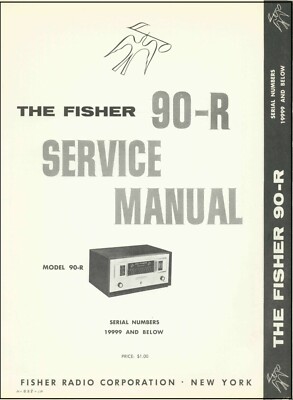 Radio Receiver Service Manual Fits Fisher 90 R-image