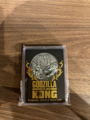 Godzilla VS Kong Medal & Coaster & Mug & Postcard 5piece set Godzilla Store Only-image