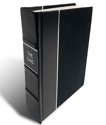 The Iliad (Leather-bound) Homer Hardcover Book-image