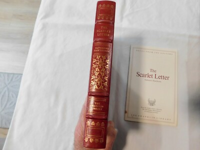 THE SCARLET LETTER-Nathaniel Hawthorne Franklin Library 1st Edition 1st Printing-image