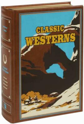 Clearance CLASSIC WESTERNS LEATHER GIFT EDITION Willa Cather ZANE GRAY Max Brand-image