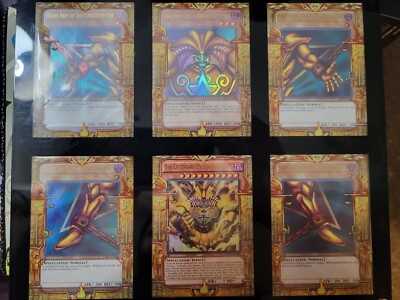 EXODIA, THE FORBIDDEN ONE COMPLETE SET LOST ART SEALED IN DISPLAY CASE-image