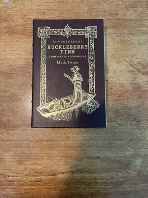 The Adventures of Huckleberry Finn Easton Press Collector's Edition Leatherbound-image