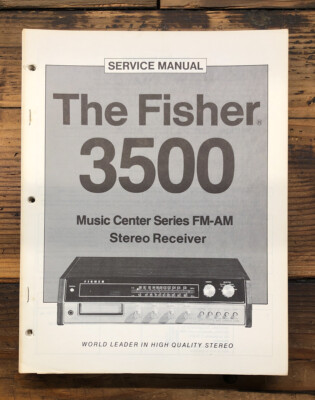 Fisher Model 3500 Receiver  Service Manual *Original*-image
