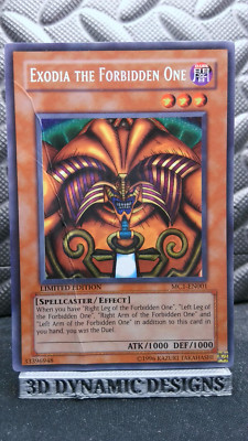 | Yugioh Exodia the Forbidden One MC1-EN001 Secret Rare  DMG 🔥 |-image