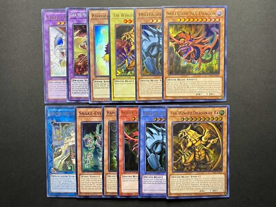 The Winged Dragon Of Ra + Obelisk + Slifer + Kuriboh + Cyber End +More | YuGiOh!-image