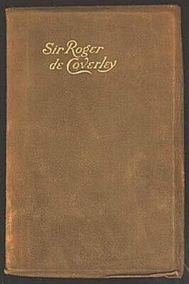 Sir Roger de Coverley in Suede Leather c1900 Thomas Y. Crowell Book Home Witches-image