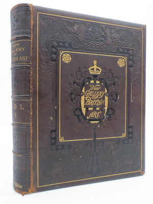 NEW GALLERY OF BRITISH ART, CONTAINING 121Engravings 1870 Leather Bound-image
