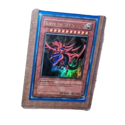 Yugioh Slifer The Sky Dragon GBI-001 Ultra Rare Authentic God Card NM-image