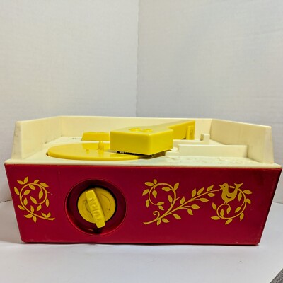 Vintage 1971 Fisher Price Music Box Record Player VTG Toy ONLY NO RECORDS-image