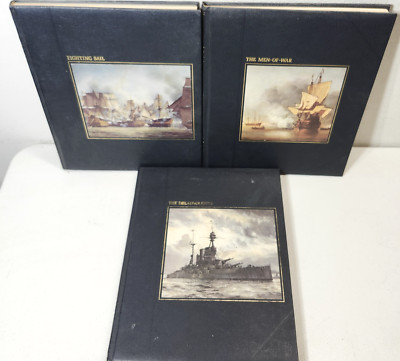 Time Life The Seafarers Book Series 1980 Leather Bound Fighting Sail Dreadnought-image