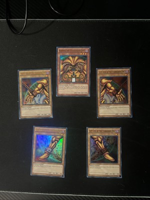 Exodia the Forbidden One FULL SET - YGLD Ultra Rare LP Yugioh Cards-image