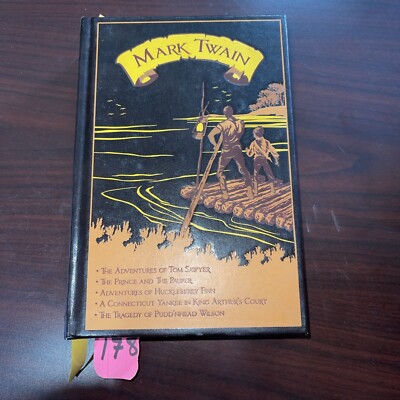 Leather-Bound Canterbury Classics Mark Twain : Five Novels by Mark Twain 2011-image