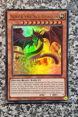 Yugioh MVP1-ENSV6 Slifer the Sky Dragon Ultra Rare 1st Edition MINT-image