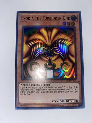 Yugioh Exodia the Forbidden One LOB-EN124 Ultra Rare MINT! PACK FRESH!-image