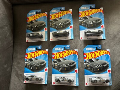 2024 Hot Wheels Nissan Skyline GT-R (BCNR33) Godzilla N case (LOT OF 6 😱👀🔥-image