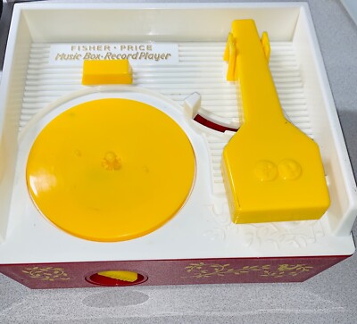 2014 Mattel Fisher Price Music Box Record Player with all 5 Records Tested/Works-image