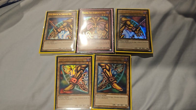 yugioh exodia the forbidden one complete set ygld ultra rare-image