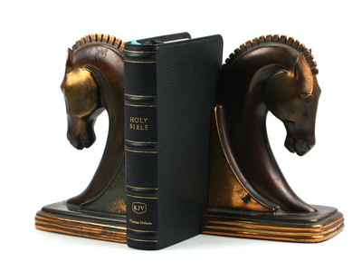 Thomas Nelson / KJV Compact Bible Maclaren Series Genuine Leather Black Comfort-image