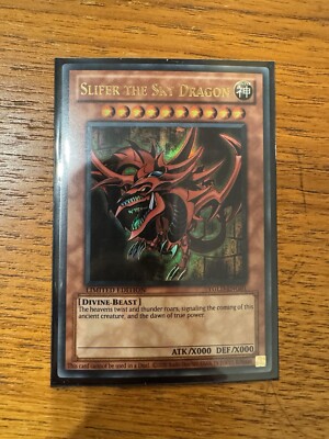 Yugioh - Slifer The Sky Dragon YGLD-ENG01 NM Limited Ultra Rare-image