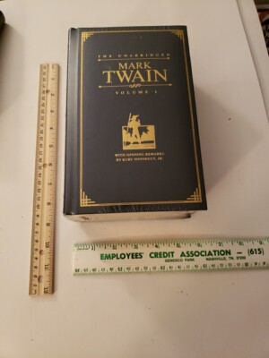 The Unabridged Mark Twain Volume I - Leather Bound/Gilt Edged Pages 1997 NEW -image