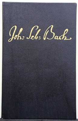Bach: Letter To The Young Friend Georg Erdmann Facsimile Leather Edition Blue-image