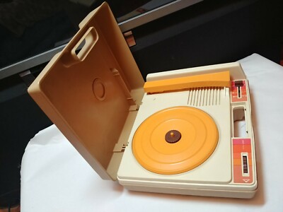 Vintage 1978 Fisher Price WORKING Record Player Turntable #825 33 45 RPM - WORKS-image