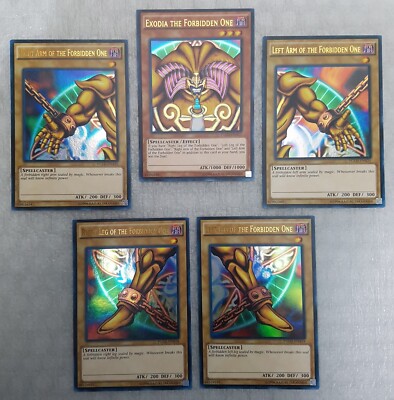 Yugioh Exodia The Forbidden One YGLD Set-image