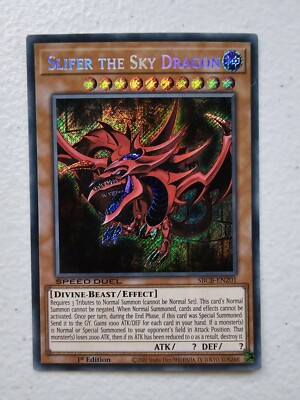 Slifer the Sky Dragon SBCB-EN201 Secret Rare 1st Edition-image