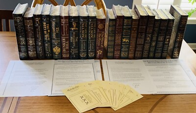 Easton Press LIBRARY Of MILITARY HISTORY 20 SEALED VOLUMES- Added To Original-image