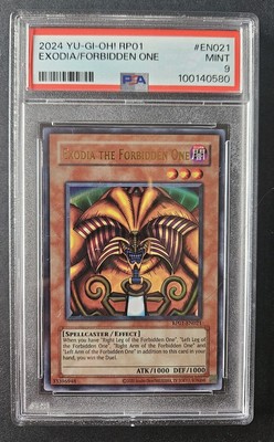 PSA 9! Exodia the Forbidden One RP01-EN021 Retro Pack (2020 Date Reprint)-image