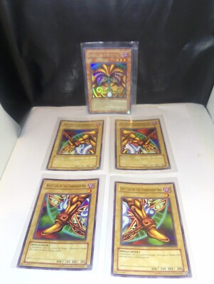 Exodia The Forbiden One Set -dlgi Lightly Played Rare -image