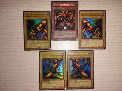 Yu-Gi-Oh! EXODIA COMPLETE SET MC1 + LOB (5 cards)-image