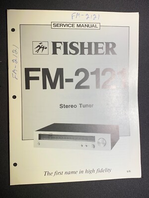 Fisher FM-2121 Service AM/FM Stereo Tuner Original-image
