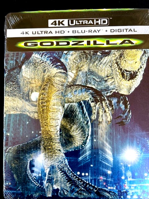 GODZILLA-1998 (4K Ultra-Blu-Ray-Digital) Limited Edition Steelbook W/ Features-image