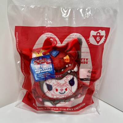 McDonald’s Kuromi x Slifer The Sky Dragon Yu-gi-oh Happy Meal Plush Toy Sanrio .-image