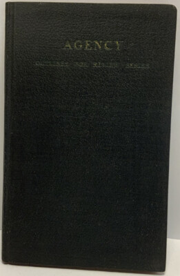 Vintage Leather-Bound Law Book, “Agency” Outlines for Review Series 1928-image