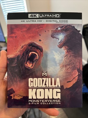 Godzilla / Kong Monsterverse 5 Film Collection 4K UHD - No Digital-image