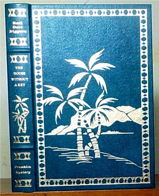 Franklin Library Mystery - The House Without a Key by Earl Derr Biggers, Leather-image