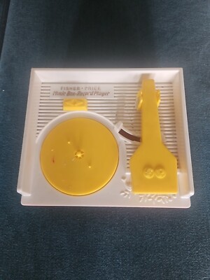 2010 Mattel Fisher Price Music Box Record Player W/ 5 Records-image