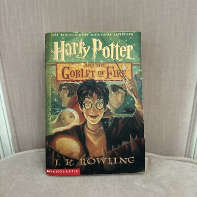 HARRY POTTER and the Goblet of Fire J.K. Rowling - First Paperback Printing-image