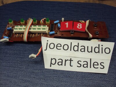 Fisher CA-79 Receiver Meter/Switch Board P/N 4-2262-1285W. Parting Out CA-79-image