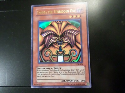 YUGIOH EXODIA THE FORBIDDEN ONE LOB-124 ULTRA RARE MINT NEW -image
