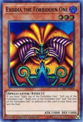Exodia the Forbidden One - LART-EN004 - Ultra Rare - Limited Edition x1 - Modera-image
