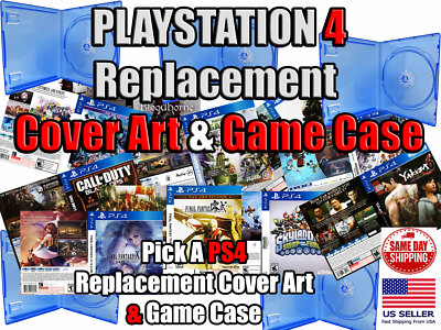 PS4 PlayStation 4 Custom Game Cover Art Box Art and Game Case-image