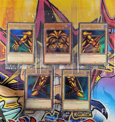 1x FRENCH Exodia the Forbidden One Set SEALED Yugioh LART-EN002-006 Lost Art-image