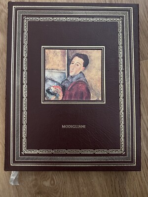 Easton Press Modigliani Book Glorious Art Series Leather bound-image
