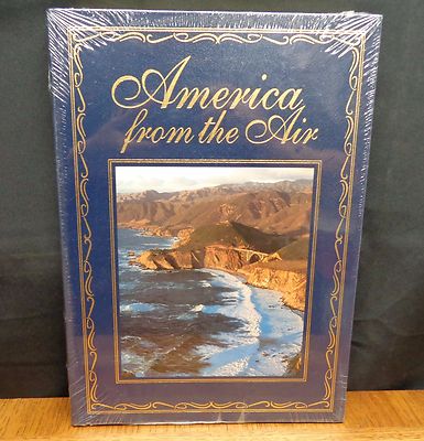 AMERICA FROM THE AIR  Robert J. Moore Jr Easton Press Leather NEW in Shrink wrap-image