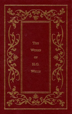 THE WORKS OF H.G. WELLS (BORDERS LEATHERBOUND CLASSICS) By H. G Wells **Mint**-image