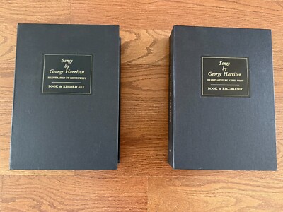 BEATLES SONGS BY GEORGE HARRISON VOLUMES 1 & 2 SERIAL # 1883 SIGNED GENESIS PUB.-image